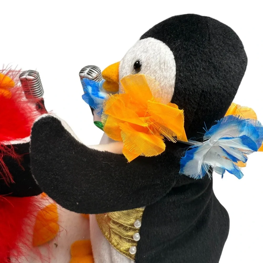 Avon Christmas Penguins Duet Singing Baby It's Cold Outside Animated SEE VIDEO